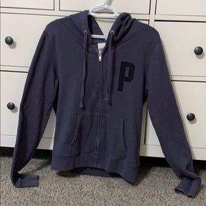 Vs pink full zip sweatshirt